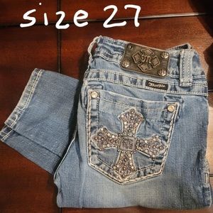 Size 27, skinny Miss Me Jeans